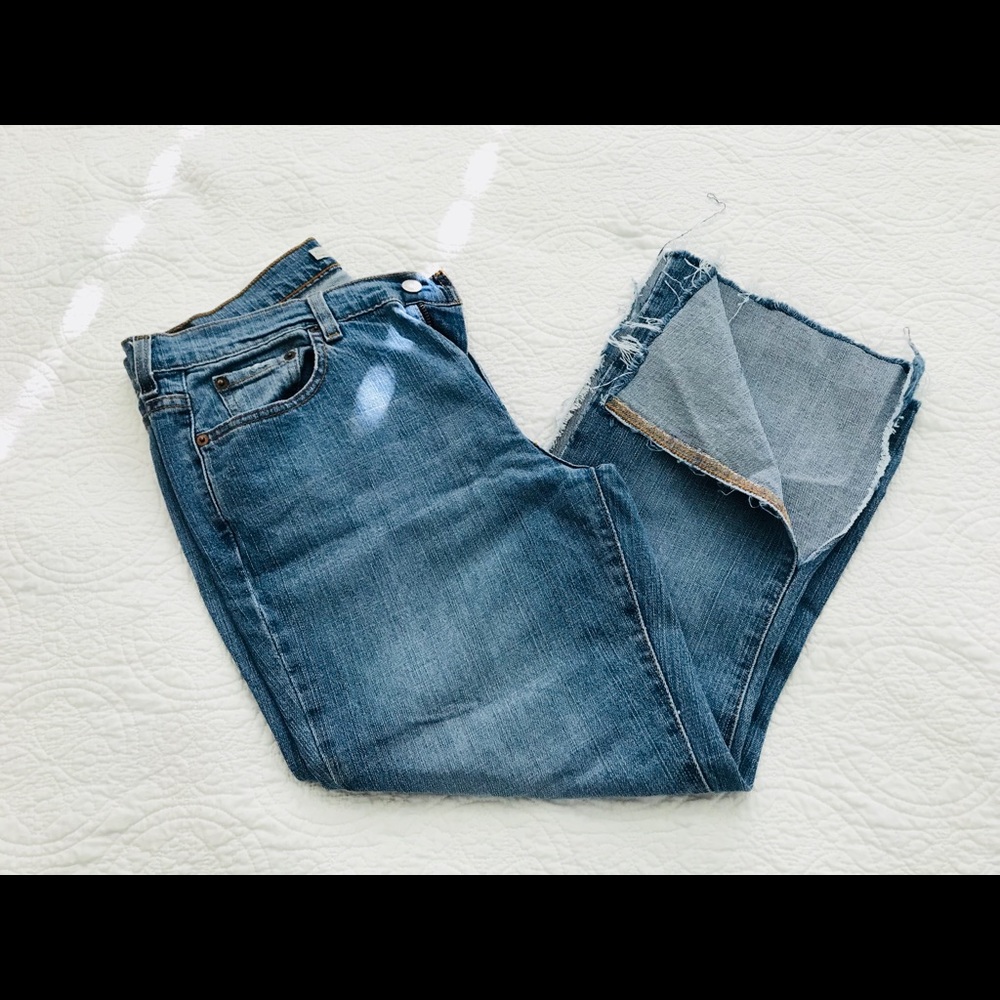 Womens Levis 515 Bootcut Capris